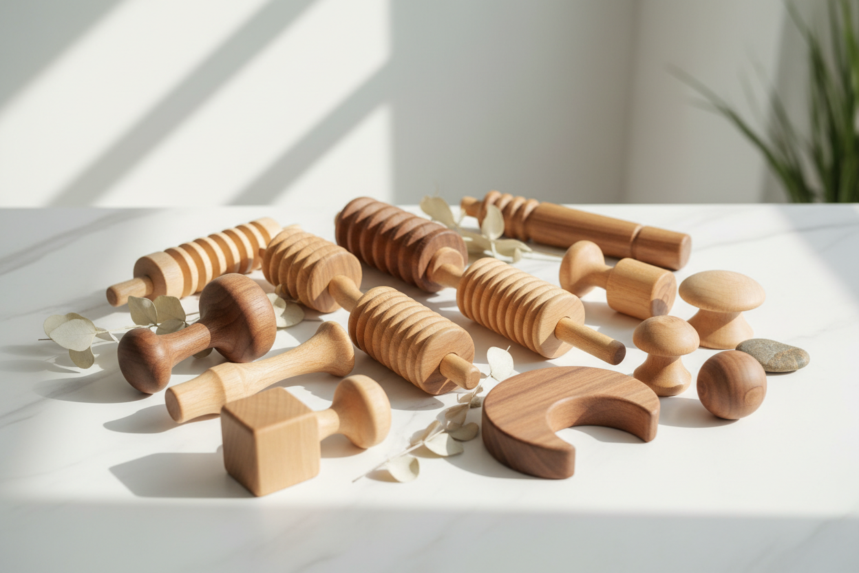 wood therapy tools